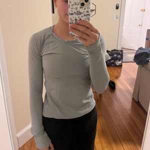 Athleta long sleeve workout top